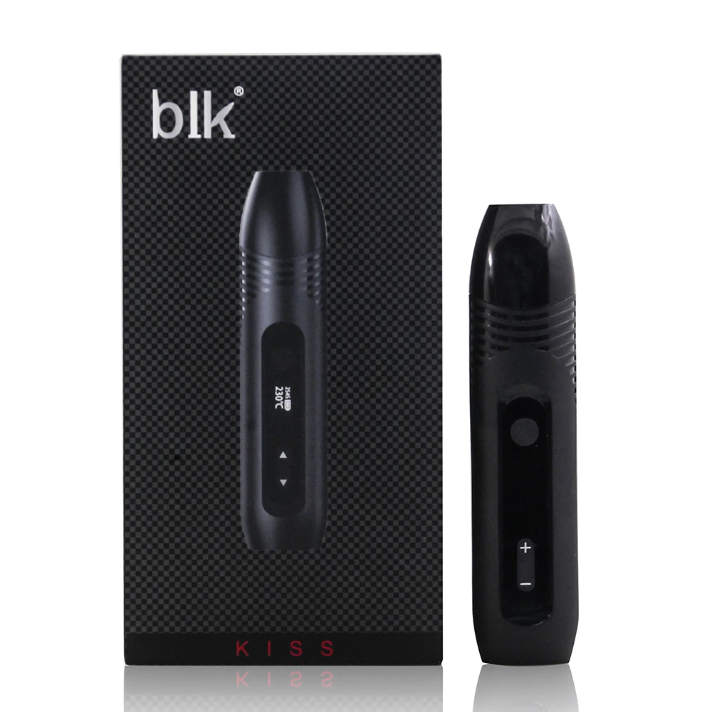 Оригинальный Kingtons BLK Kiss сухой травы испаритель 1600 мАч vape комплект керамический