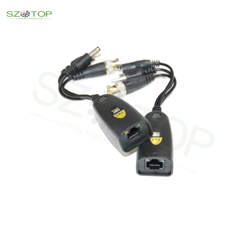 

1 пара 5MP Video Balun с передачей данных питания/аудио 3 в 1 HD видео Питание к HD-CVI/TVI/AHD трансивер для системы видеокамеры CCTV