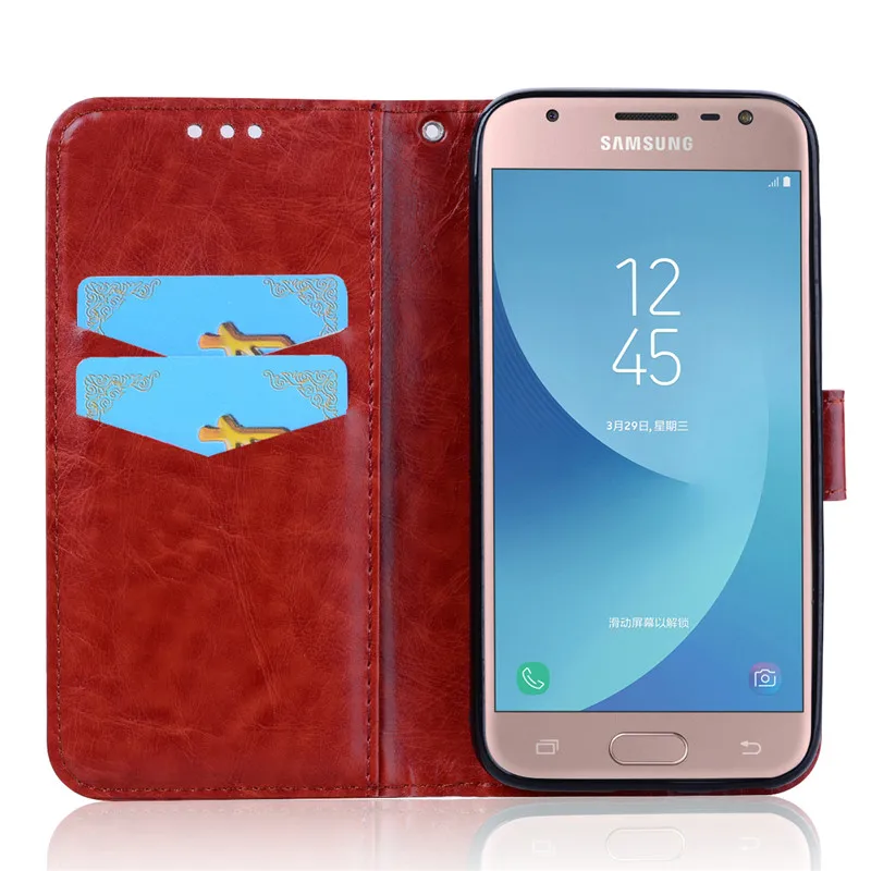 Кожаный чехол-книжка для samsung j5, чехол для samsung Galaxy J5, чехол J530 SM-J530F, чехол для samsung J5, чехол