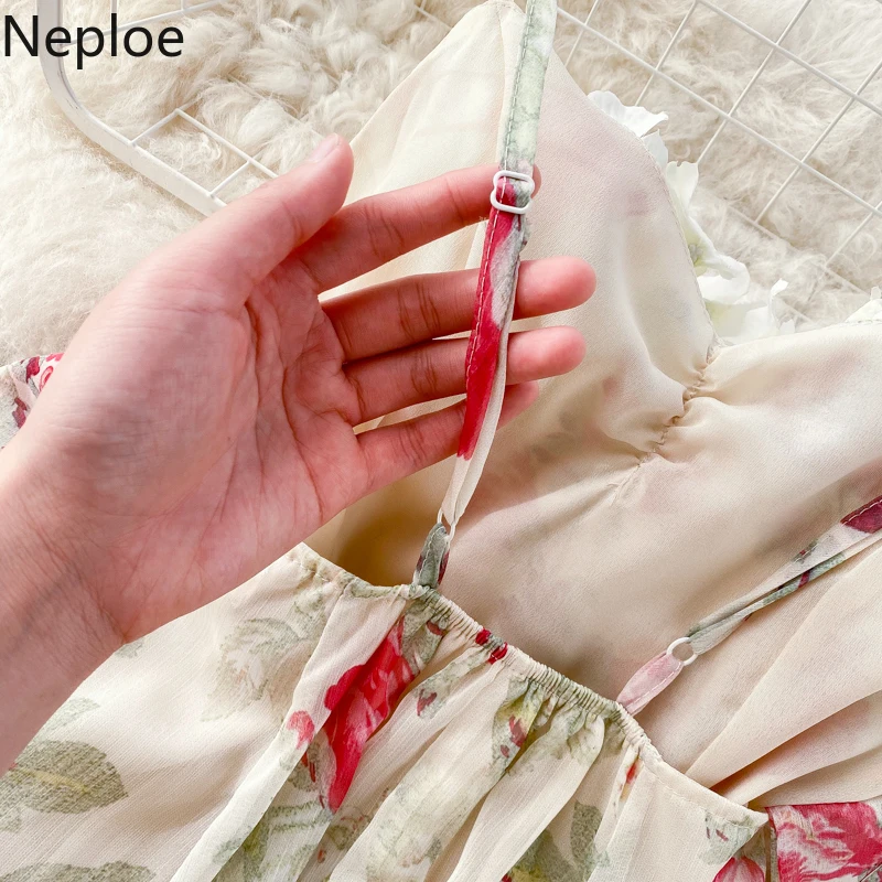 Женское пляжное платье без рукавов Neploe элегантное богемное платье-трапеция с