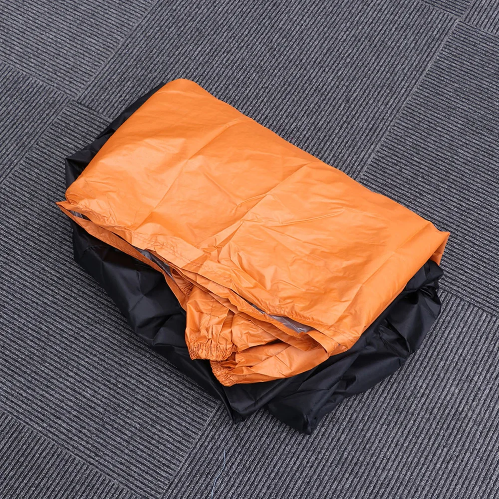 

Motorcycle Motorbike Waterproof UV Protective Sunproof Breathable Cover Outdoor Indoor With Storage Bag Size Black a