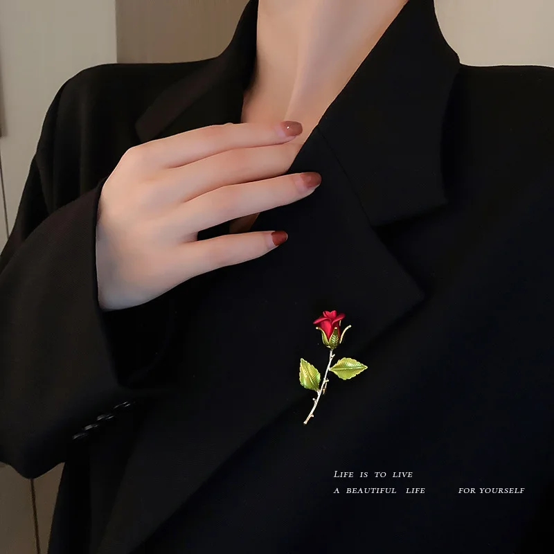 Европейская и американская ретро роза искусственная кожа простой темперамент