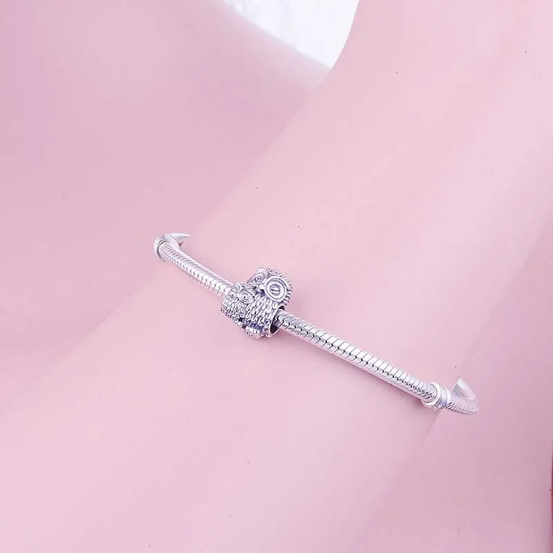 

Charms For Jewelry Making Animal 925 Silver Fit Sterling Original Bracelets Bangle Pulseras Necklace Gift Charm DIY Fox Owl Cat