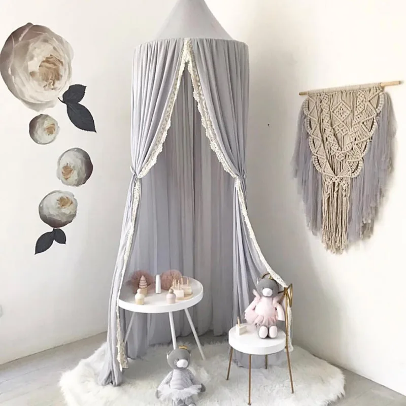 

Chiffon Lace New Children's Tent Simple Baby Mosquito Net Home Decoration