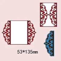 new metal cutting dies flower lace border new stencils for diy scrapbooking paper cards craft making craft decoration 5 313 5m