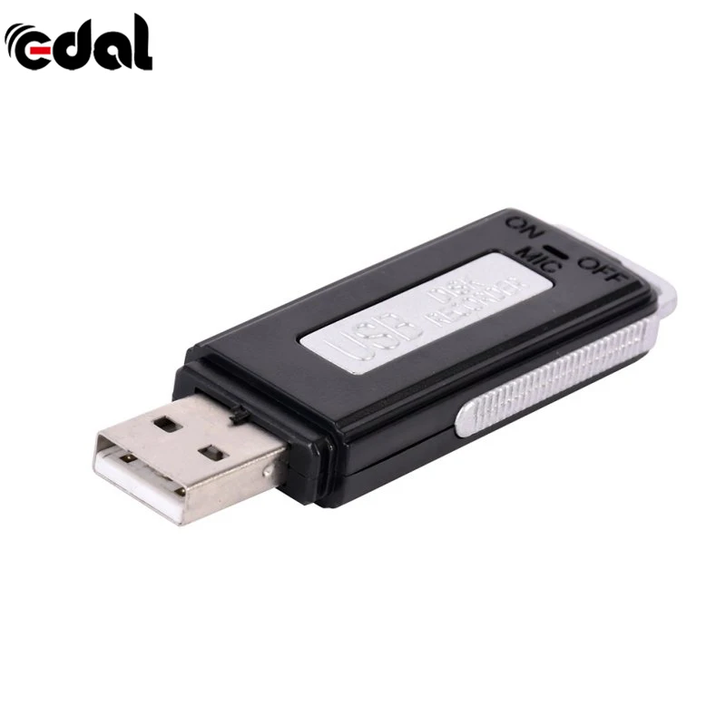 EDAL 2 в 1 Мини 8 Гб USB ручка флеш-накопитель цифровой Аудио Диктофон 70 часов
