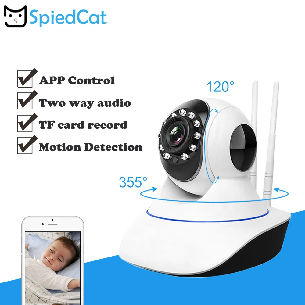 HD 1080 P/720 P беспроводная Wi Fi P2P камера ночного видения интеллектуальная Домашняя