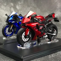 cm model luxury high performance motorcycle ymah yzf r1 diecast toy 118 model racing motorcycle vehicle with display box