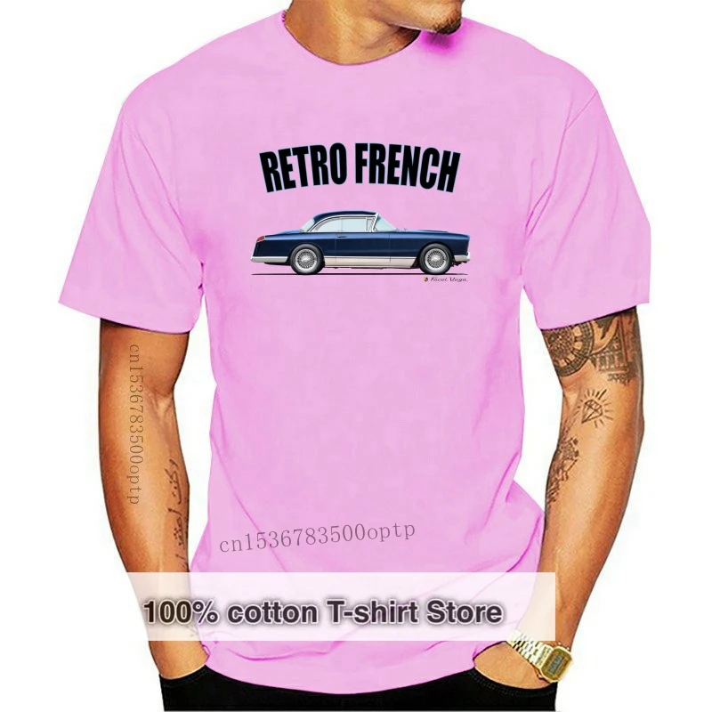 

FACEL VEGA HK500 t-shirt. RETRO FRENCH. CLASSIC CAR. MODIFIED