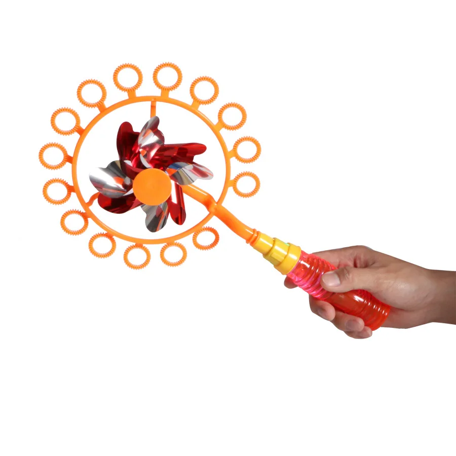 

Douyin Red Windmill Bubble Stick Seven Color Bubble Blowing Machine Park Square Outdoor Stall Children's Toys Wholesale