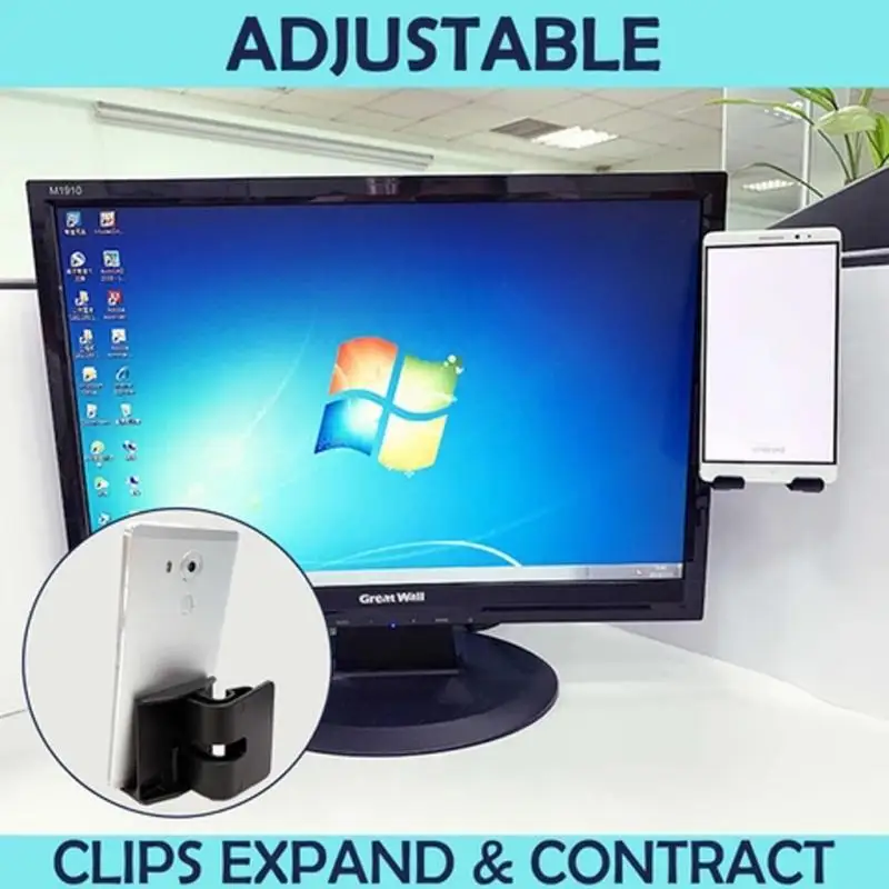 Боковая подставка для телефона с двойным монитором компьютера ноутбука двойной