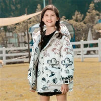 girls down jackets thicken 2021 new autumn and winter clothes and childrens cotton jackets