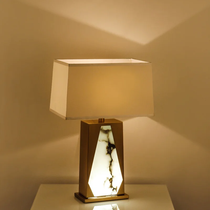 

nordic led stone led table lamp luminaria de mesa dining room lamp