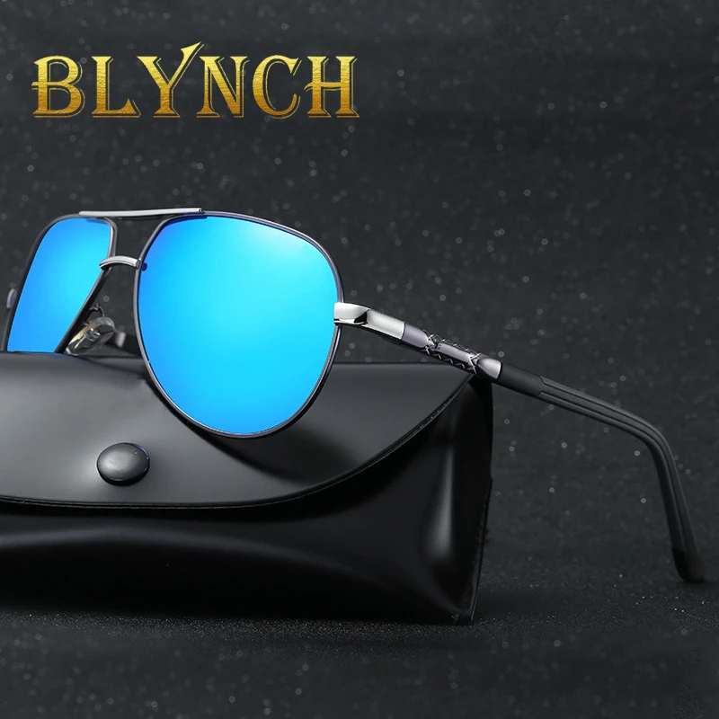 BLYNCH Для мужчин s солнцезащитные очки поляризационные прямоугольной формы