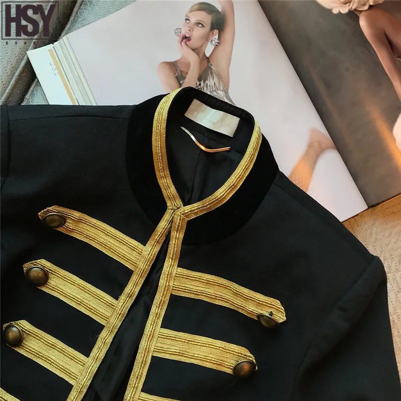 【HSY】2019 Осенняя новая французская роскошная винтажная Женская куртка в стиле