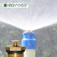 copper spray nozzle g12 inch thread lawn agriculture sprinkle garden plant irrigation roof cooling 360 degree coverage 1pcs