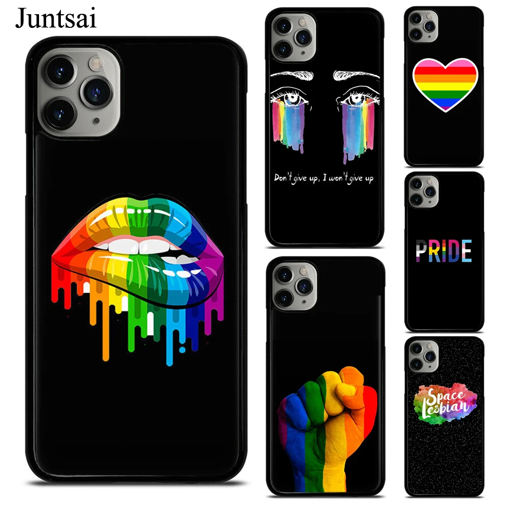 Чехол для iPhone X XS Max XR 7 8 SE 2020 6S Plus 5 12 Mini 11 Pro с радужным флагом чехол накладка геев
