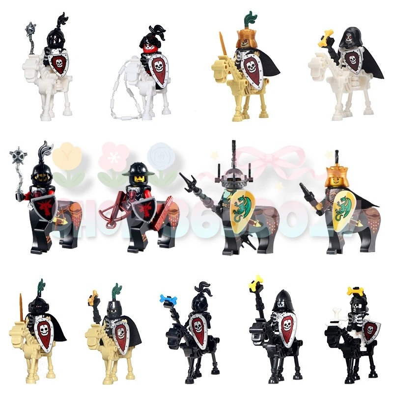 Конструктор скелет для детей среднего возраста армия викингов группа воинов