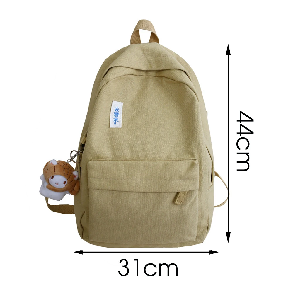 

Casual Large Capacity Women Canvas Backpack Students Schoolbags Girls Leisure Fashion High Quality Female Travel Shoulders Bags