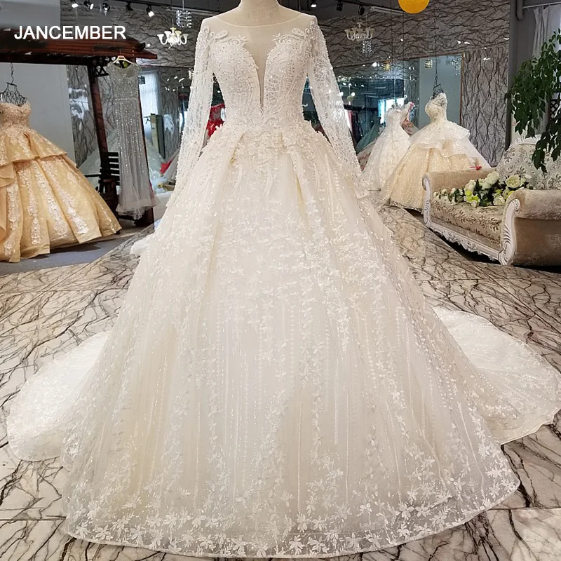 LS3560 свадебное платье с рукавамизашнуруйте вверх-смотря-хотя замочную скважину