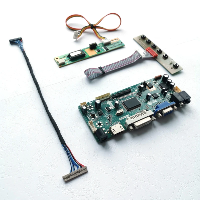 Для QD12TL01 QD12TL02 VGA + DVI клавиатура 1CCFL 1280*800 ЖК панель LVDS 20 контактов 12 1 &quotM.NT68676 плата