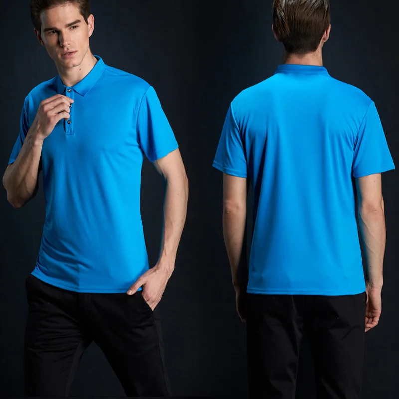 Футболки Поло для гольфа мужские футболки с коротким рукавом тренировок фитнеса