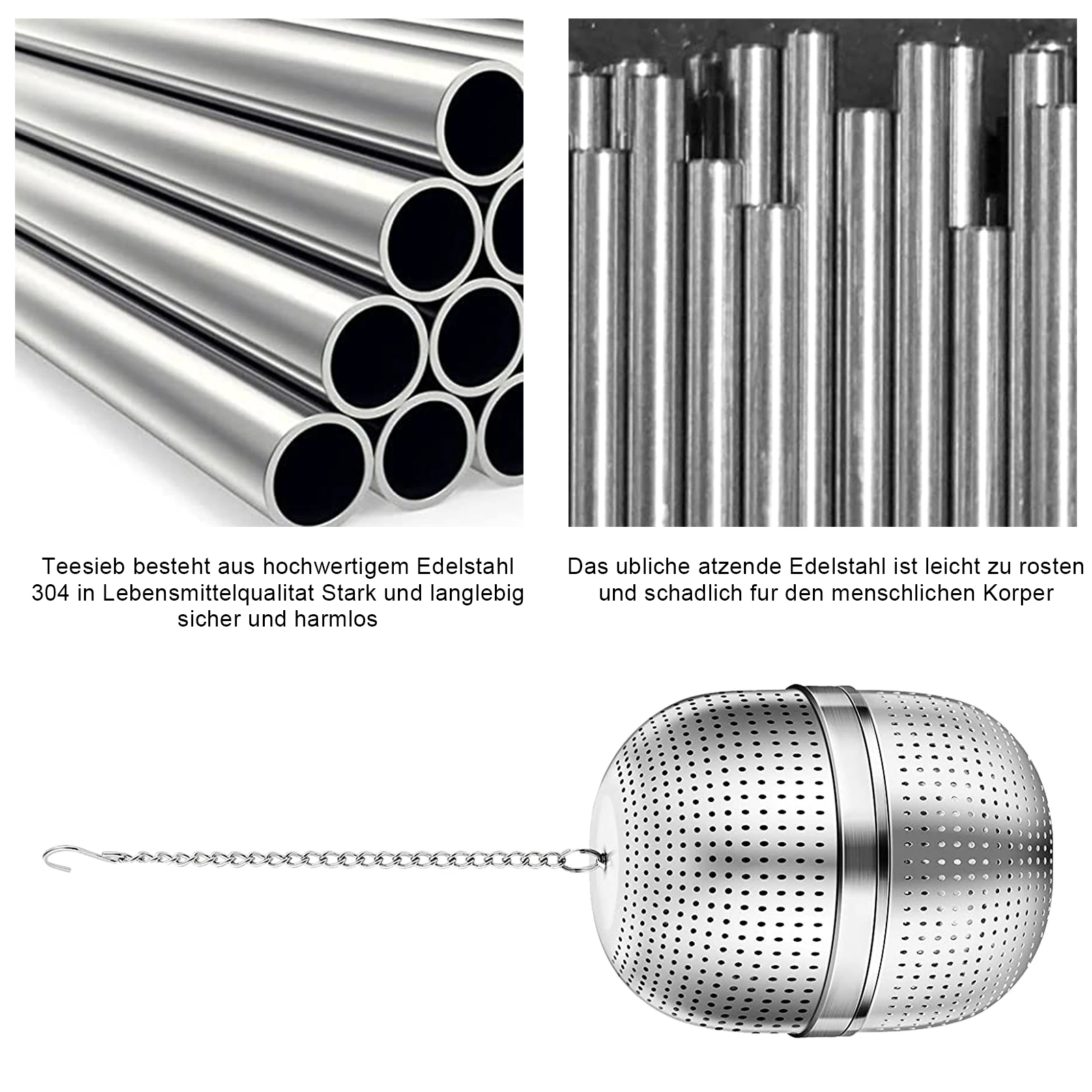 Ситечко для чая из нержавеющей стали | Дом и сад