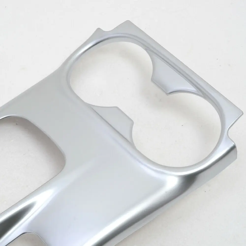 

For Mitsubishi Outlander 2016 2017 Center Console Water Cup Holder Cover Trim