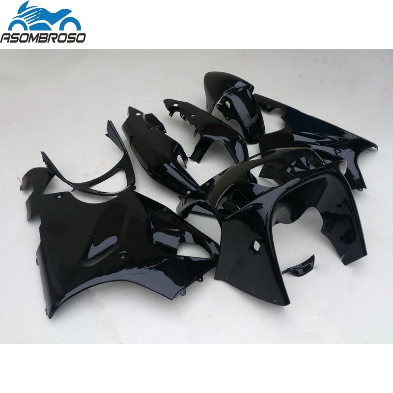 

Glossy Black Bodyworks for Kawasaki Ninja ZX7R fairing kit 1996-2003 fairing set zx7r 96 97 98 99 00 01 02 03 JP30