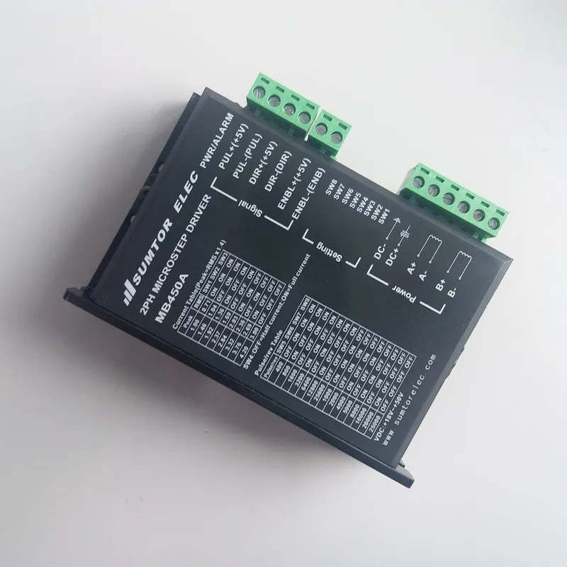 Драйвер шагового двигателя MB450A двухфазный NEMA23 NEMA17 4 2 А 48 В для | Обустройство дома