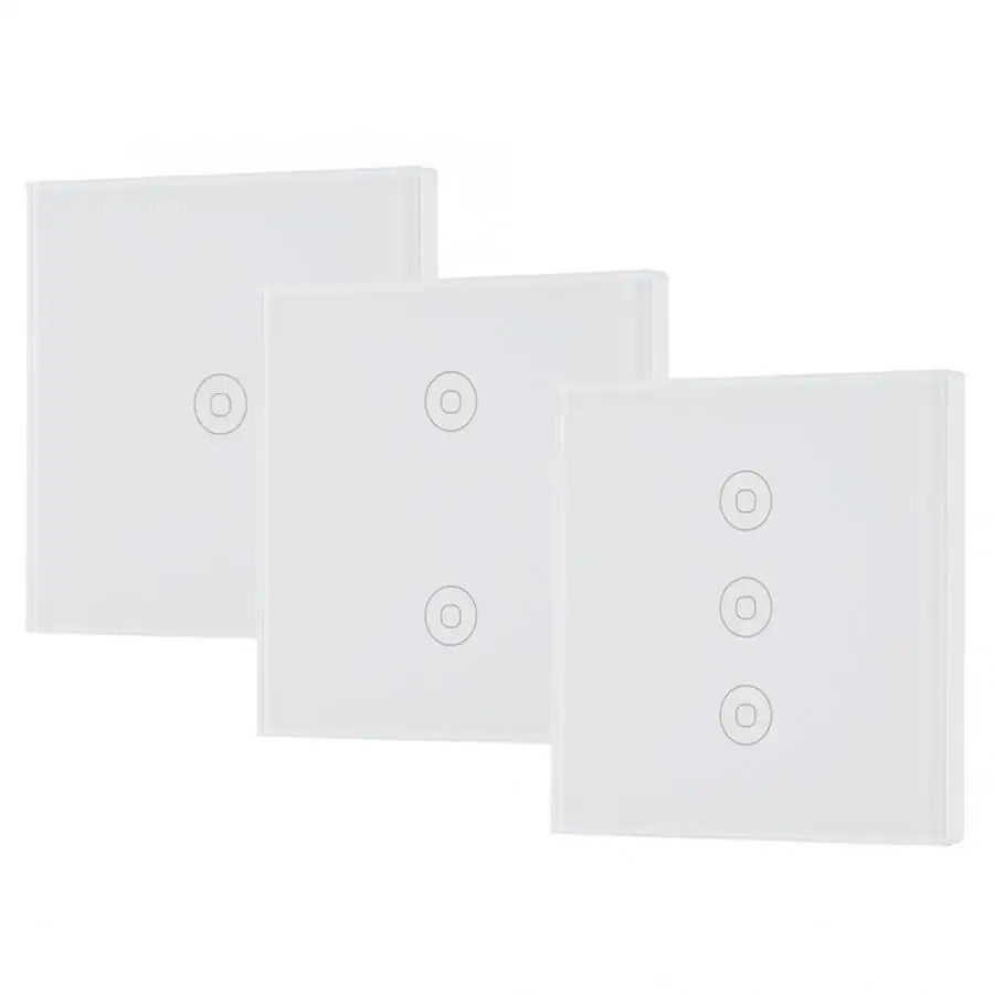 Смарт WiFi настенный сенсорный переключатель RF Голосовое управление панель для Alexa