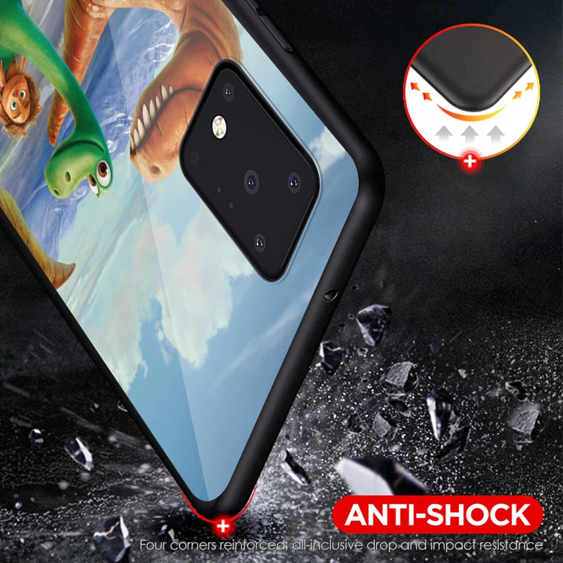 

Disney Dinosaur For Samsung Note 20 10 8 9 M02 M31 S M60S M40 M30 M21 M20 M10 S Ultra Pro Plus Black Phone Case