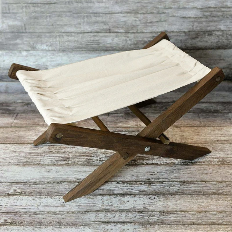 

Newborn Baby Photography Props Deck Chair Infant Photo Shooting Fotografia Posing Accessories