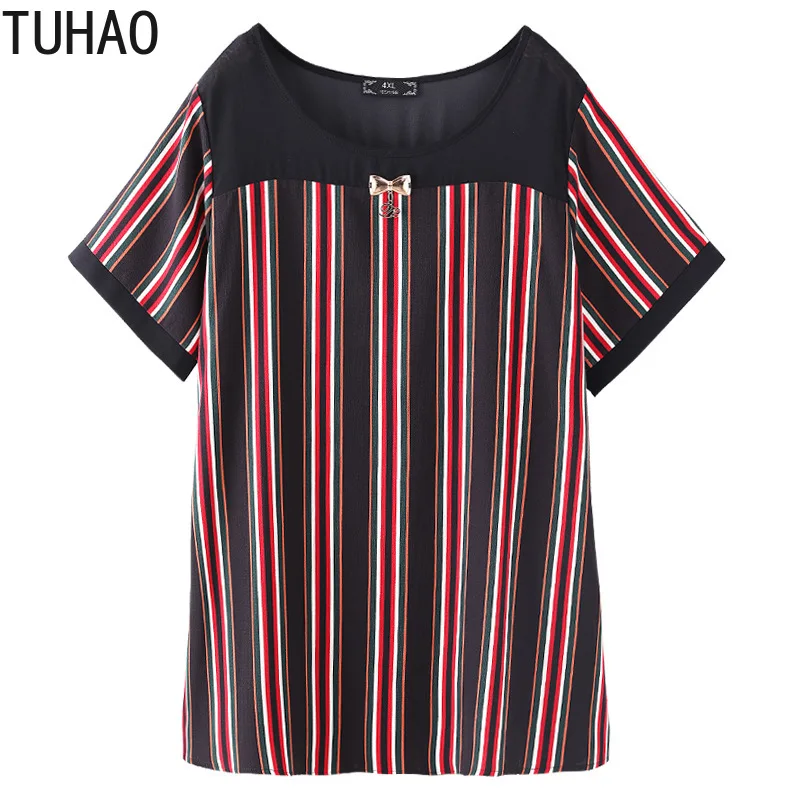 TUHAO женские топы элегантные официальный леди Buiness Стиль 10XL 8XL 6XL размера плюс