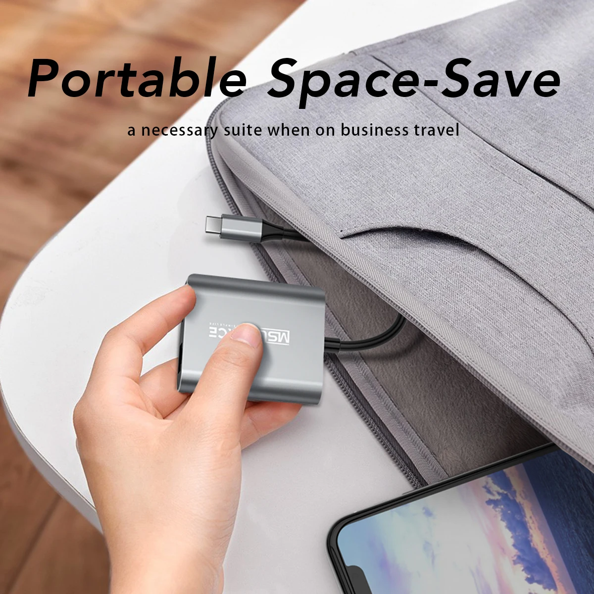 USB-C гигабитный адаптер RJ45 со скоростью прохождения PD100W скорость Ethernet 1000 Мбит/с