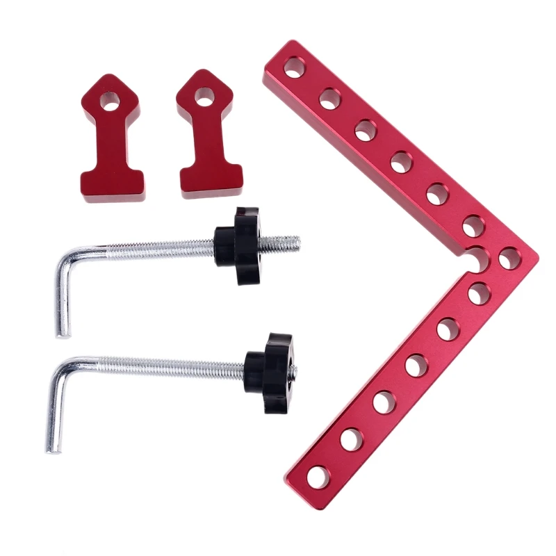 

90° Positioning Square Right Angle Clamp Woodworking Fixing Clamps with Scale