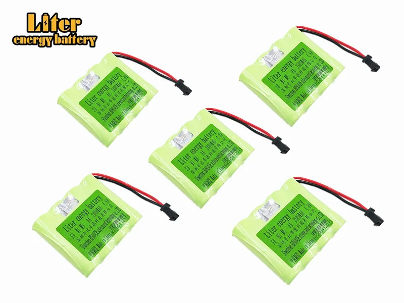 5 шт. Ni MH 4 8 V 2800mAh игрушка с пультом дистанционного управления электрическое