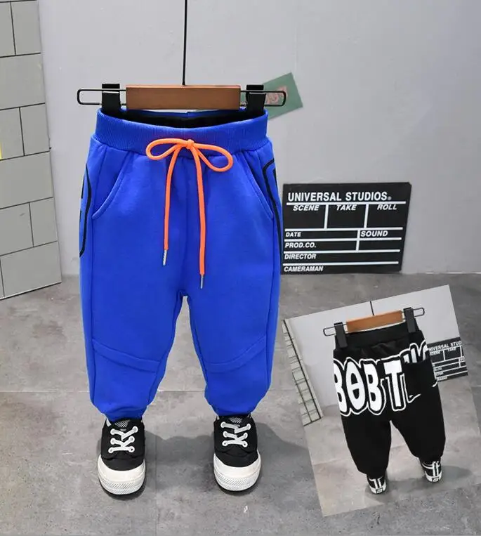 

Spring Autumn Boys girls Pants Cotton print Clothes Toddler Comfortable Soft Trousers For Children Kids sport pants for 2-7years