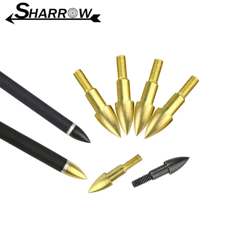 

50pcs 60-100gr Archery Arrow Points Tips Bullet Arrowheads Broadheads Field Hunting Shooting Accessories