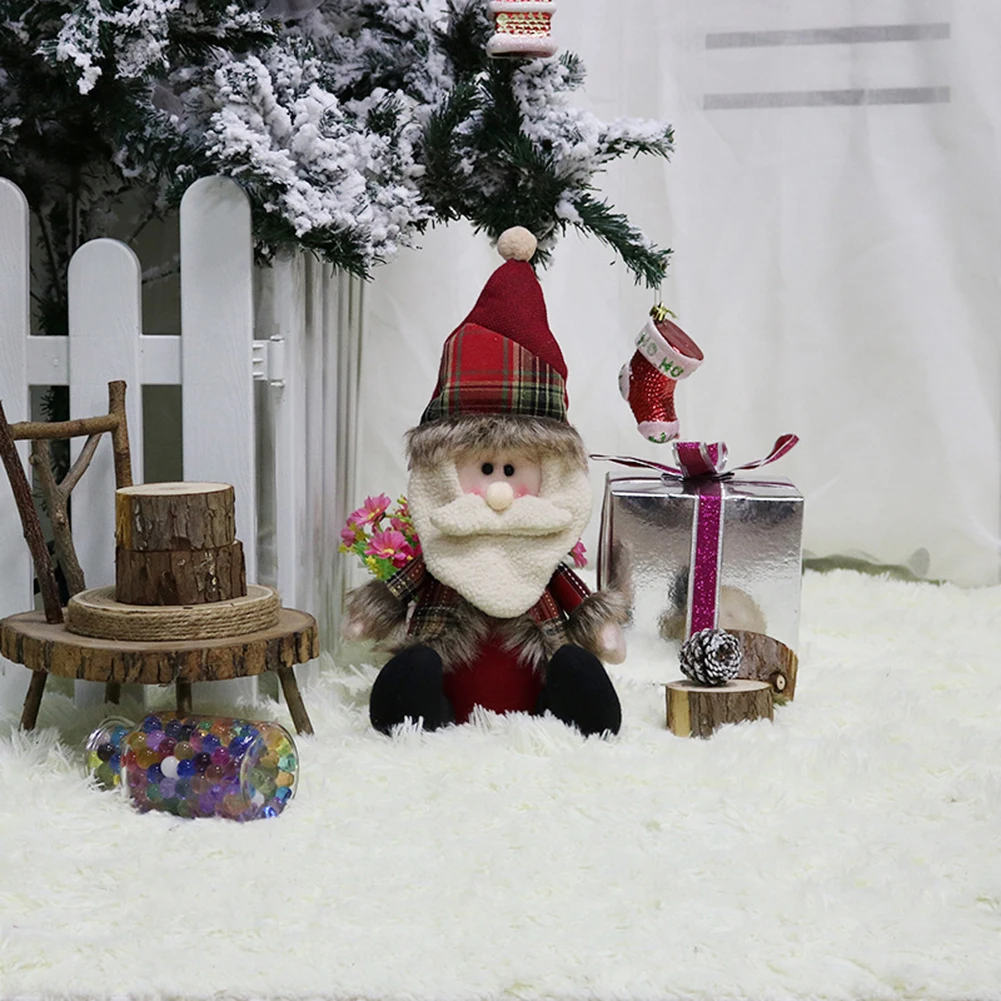 Рождественский Декор Санта Клаус снеговик эльф безликая кукла 2019 изысканная