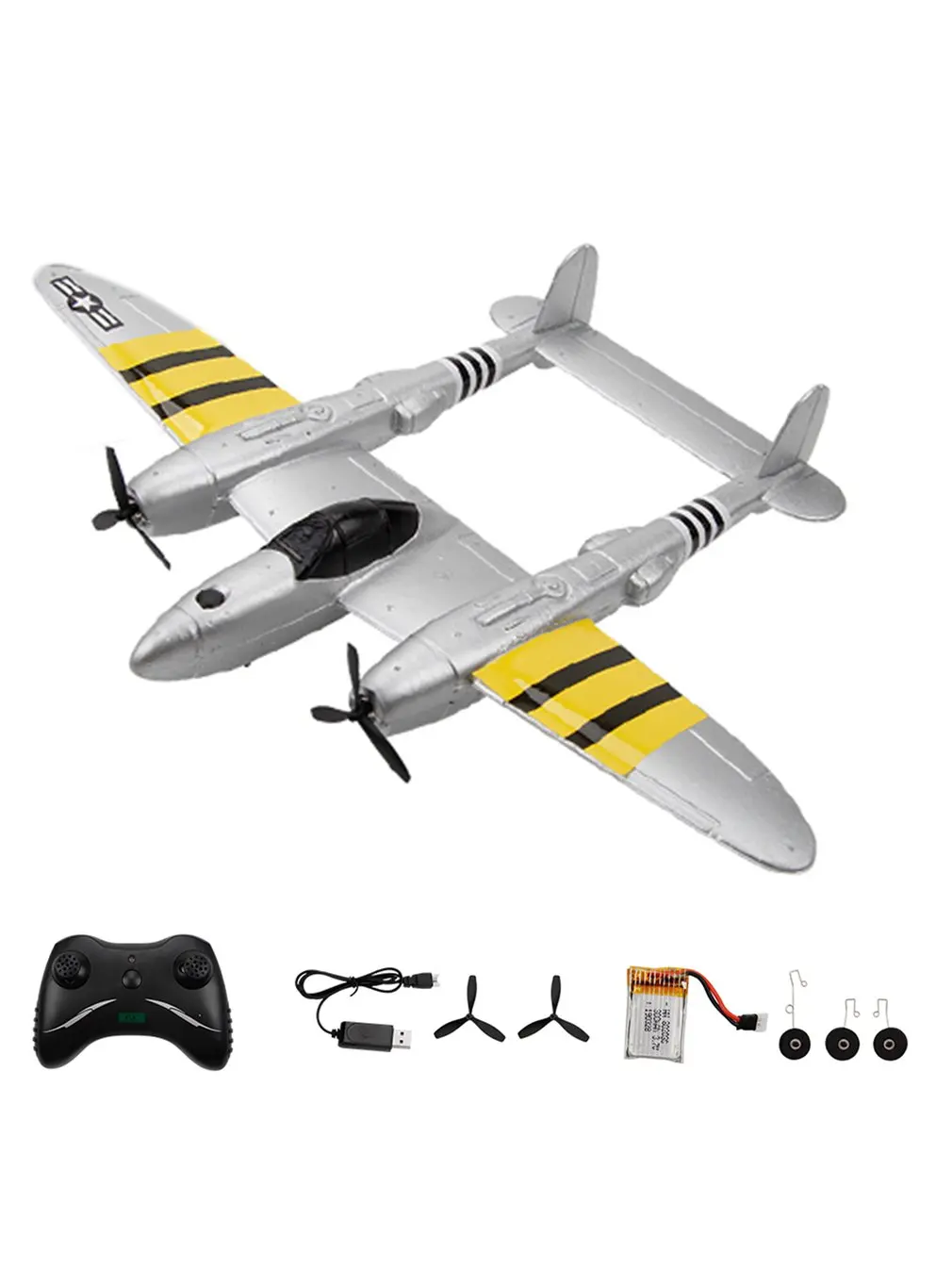 

FX-816 World War II Air Force P38 RC Airplane 2.4GHz 4CH RC Aircraft Fixed Wing Outdoor Flight Drone For Kid Toys Birthday gifts