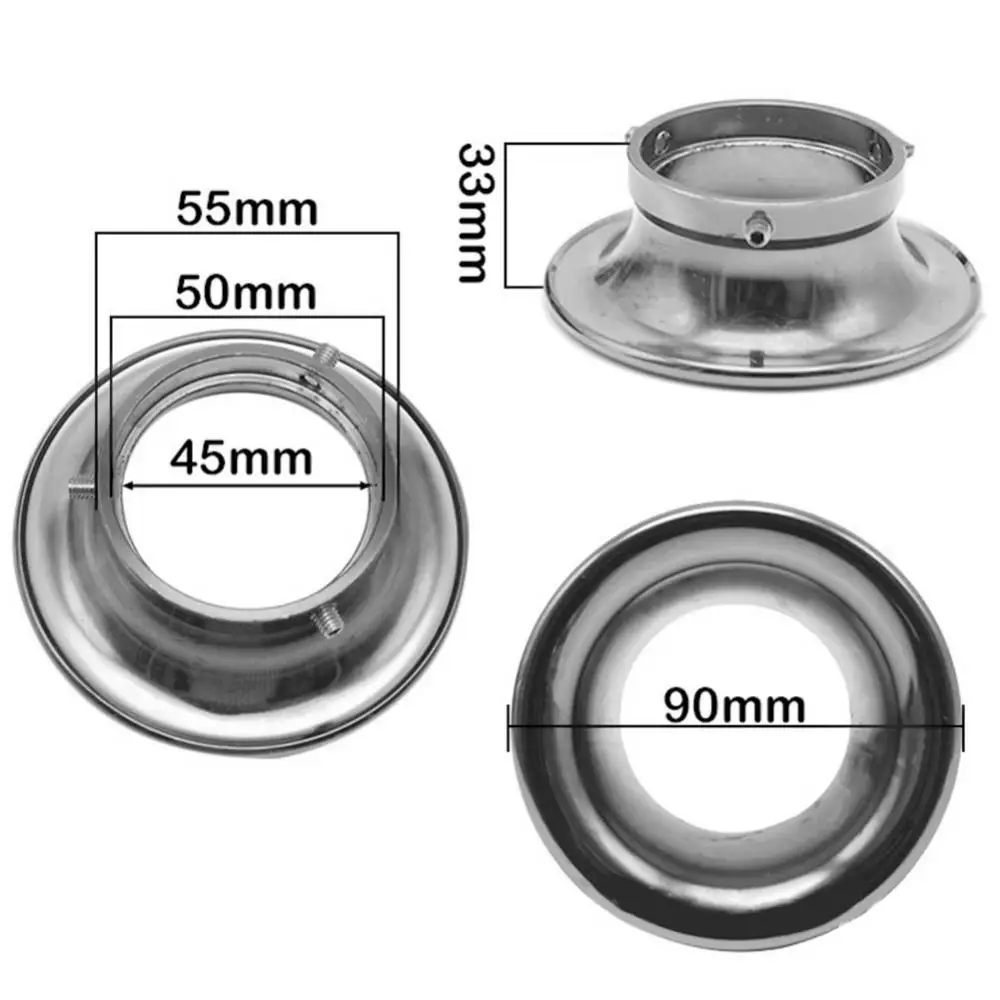 

50mm Aluminium Air Filter Interface Cup for 24/26/28/30mm Motorcycle Carburetor