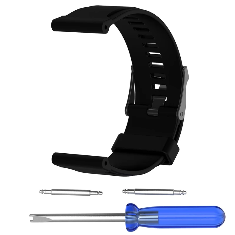 Silicone Band Unisex Length Adjustable Replacement Strap Wristband for Suunto Traverse Sport Smart Watch | Электроника