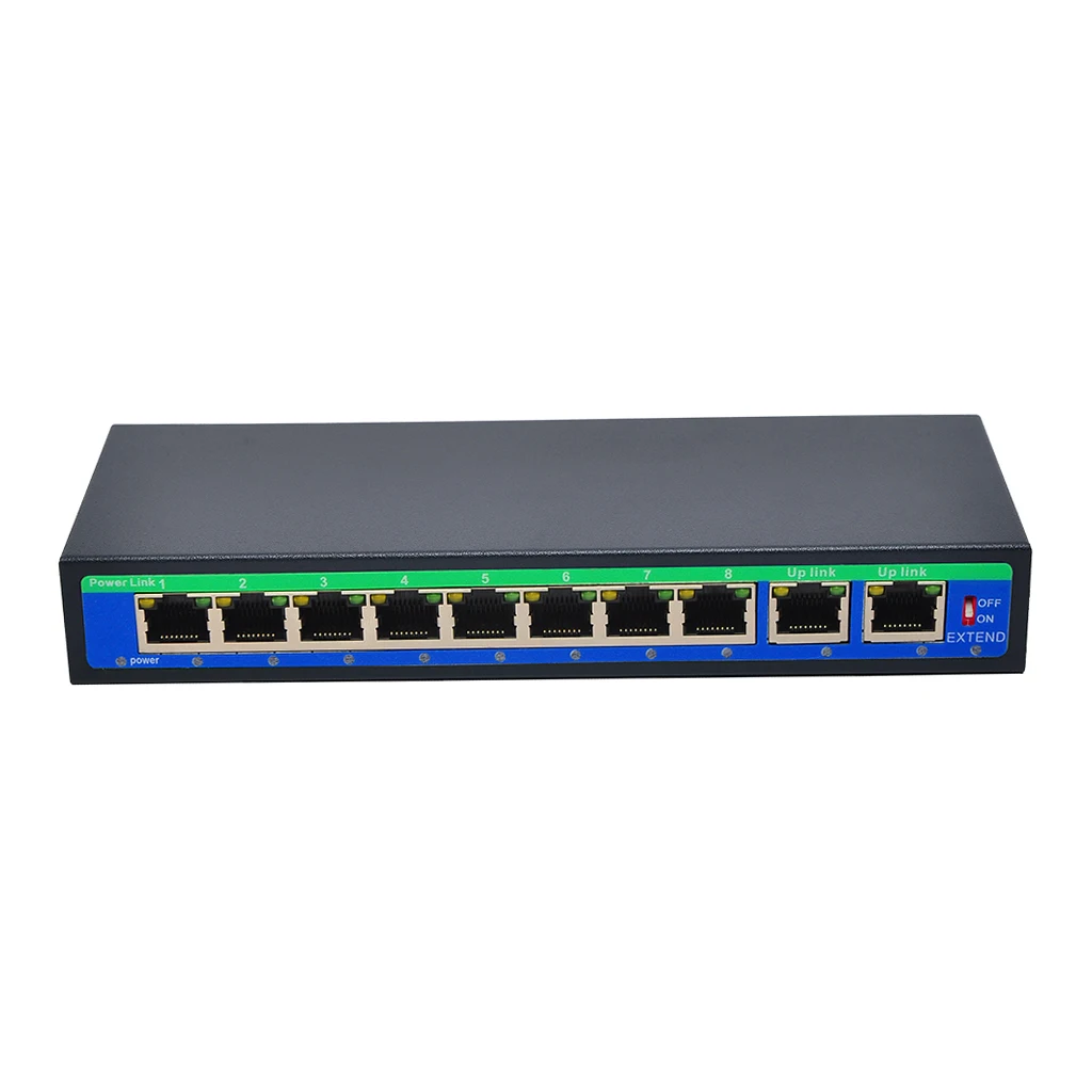 1 Uplink Power Over Ethernet коммутатор 4 5 +/7 8 Sup порт 12 В 24 в 48 9 портов 10/100 Мбит/с POE