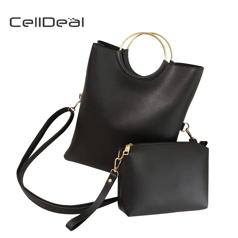 CellDeal 2 шт./компл. большое кольцо складная сумочка высокого качества сумка через