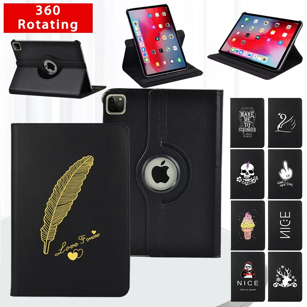 

360 Degrees Rotation Magnetic Cover For Apple IPad Pro 9.7"/Pro 10.5"/Pro 11"2018/2020 Smart Tablet Case With Stand Function
