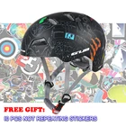 Велосипедный шлем GUB, защитный гоночный шлем для мужчин и женщин, цельнолитой, разные цвета, с граффити, наклейки для верховой езды