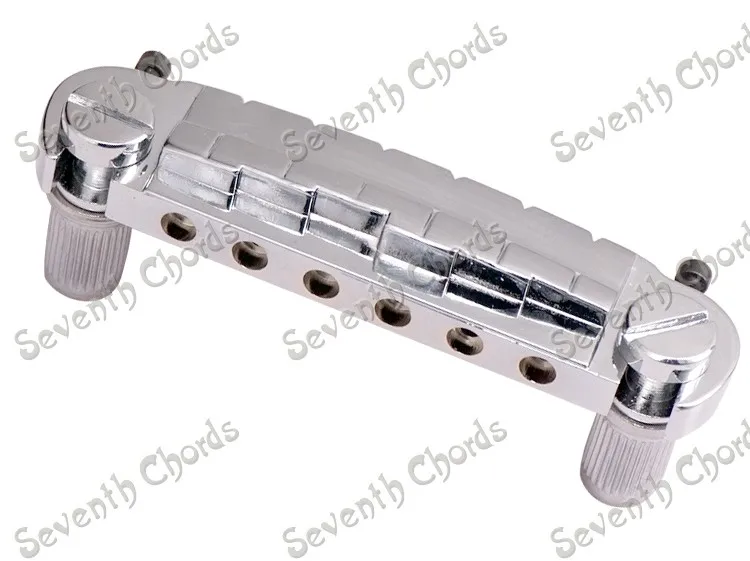 Набор Бридж для 6-струнных гитар с обмоткой большой тип хромированный черный на