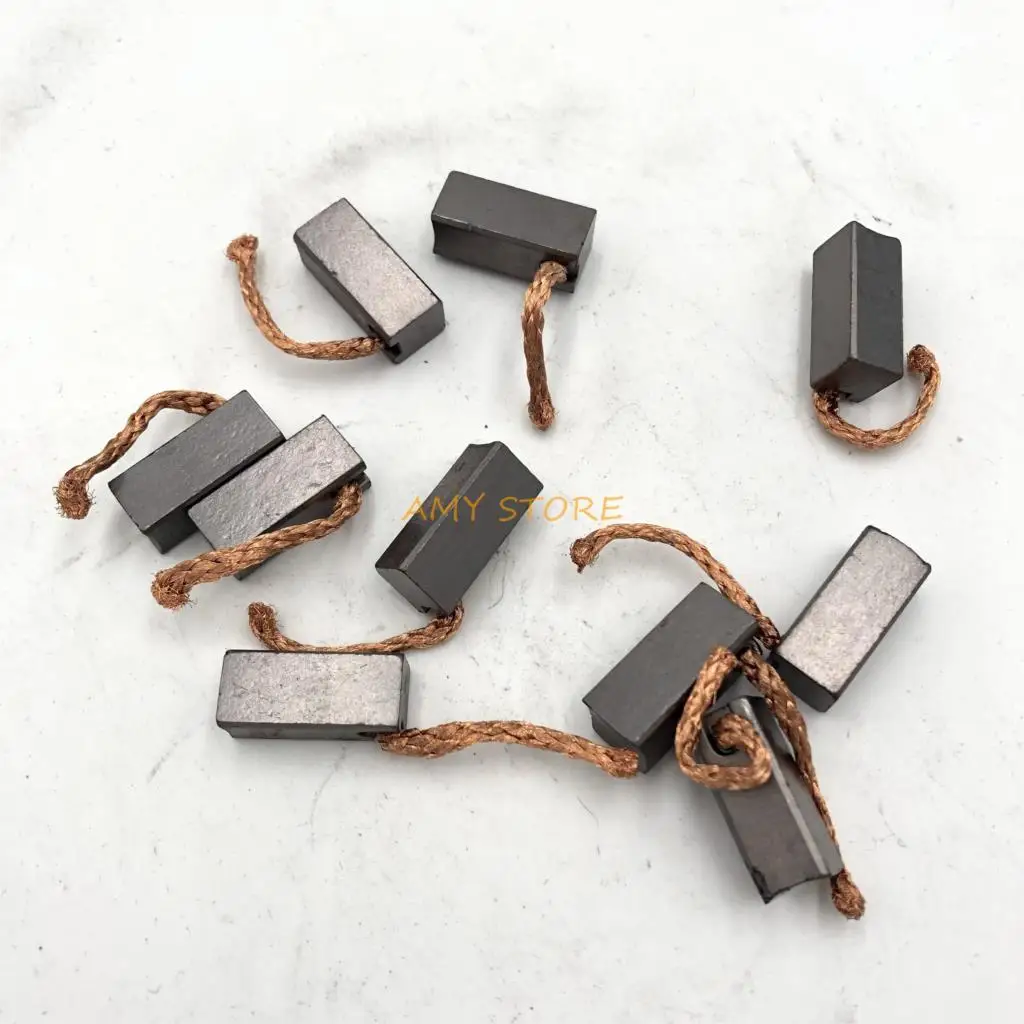 

10 шт. медная Угольная щетка для автомобиля, автомобиля, грузовика, обогреватель, вентилятор, воздуходувка, автомобильный мотор, угольные щетки 8x9x22 мм