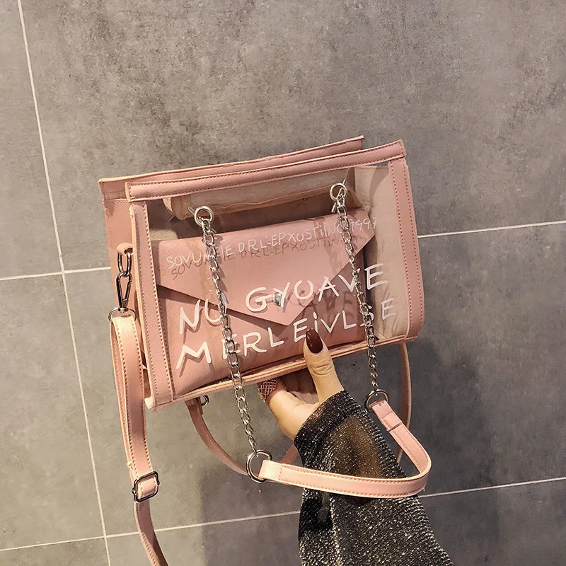 Luyo летние пляжные прозрачные роскошные сумки женские дизайнерские пластиковые